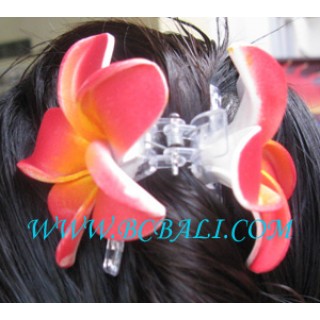 Orange Flower Hair Accessories